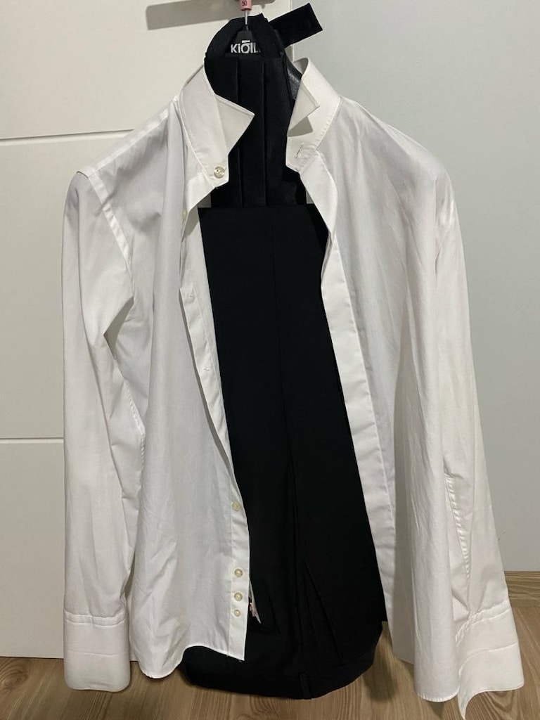 Siyah Damat Smokin Slim Fit Takım Elbise - 3