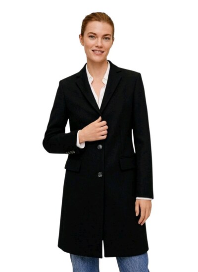 Mango Siyah Uzun Blazer Kaban / Ceket - Sıfır Etiketli