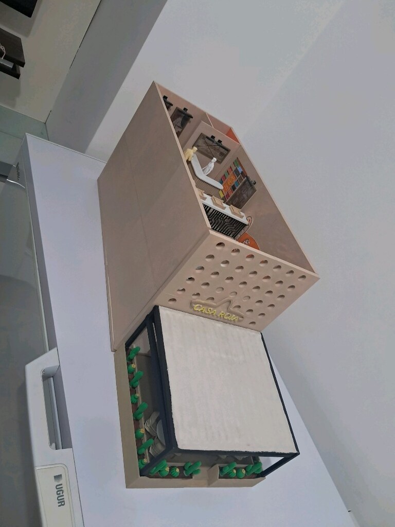 Meksika Konseptli Kafe Mimari Maketi (1/20) Profesyonel El Yapımı - 2