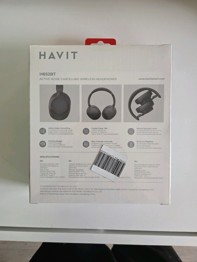 Havit h652bt kablosuz kulaklık siyah - 2