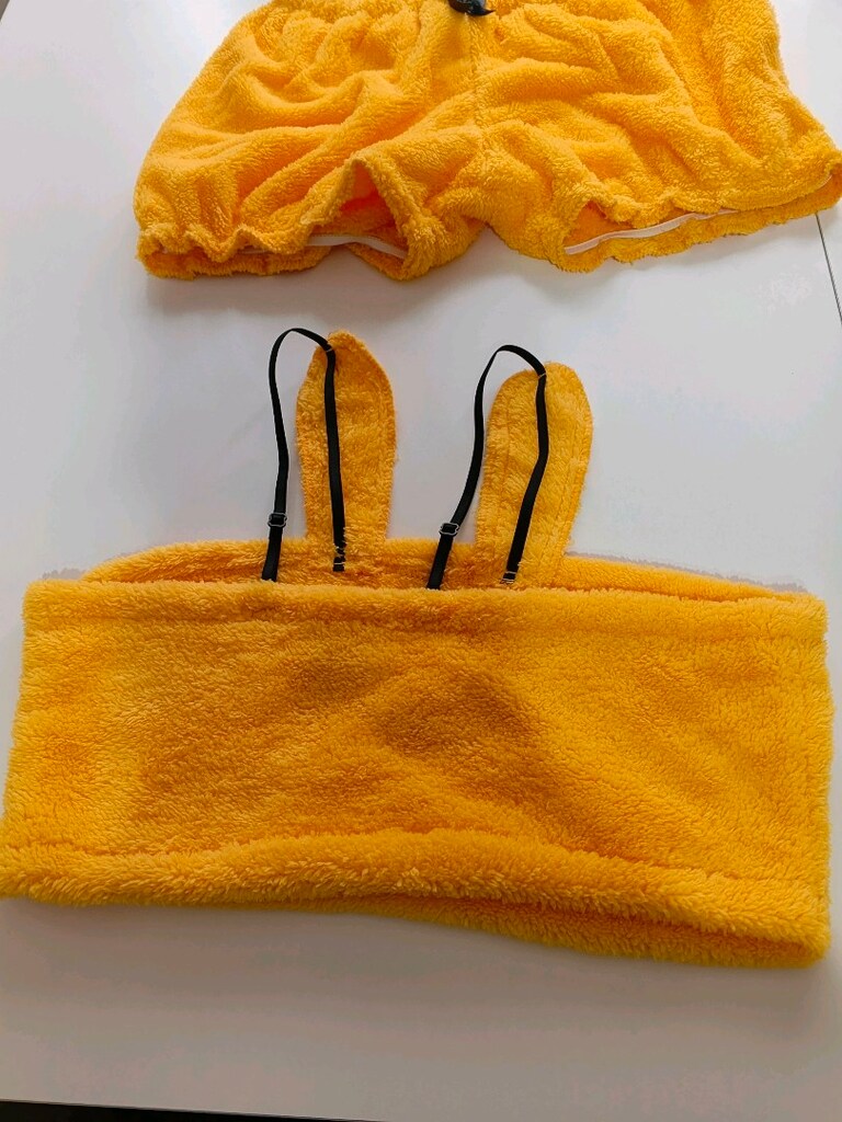 peluş pijama bustiyer takım — görsel 3/11