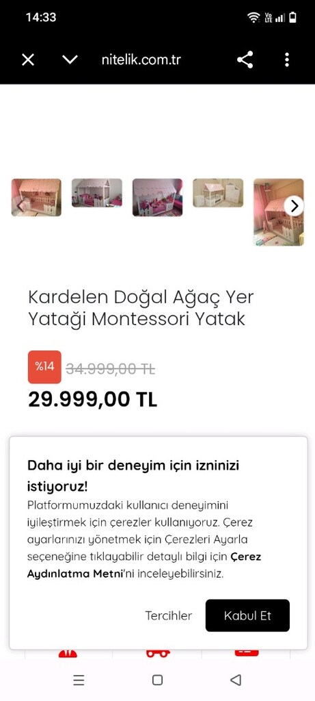 montessori çocuk yatağı - 4