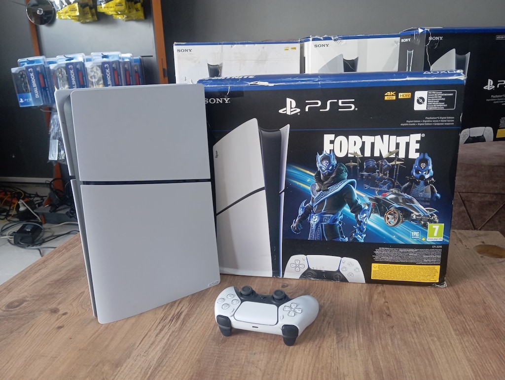 PS5 SLİM DİGİTAL 6AY GARANTİLİ FULL SET ŞOK FİYAT - 4