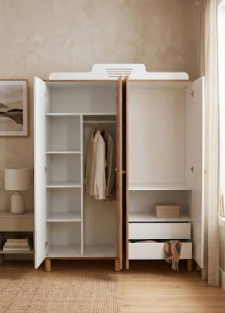 komple mdf bohem 4 kapaklı dolap - 2