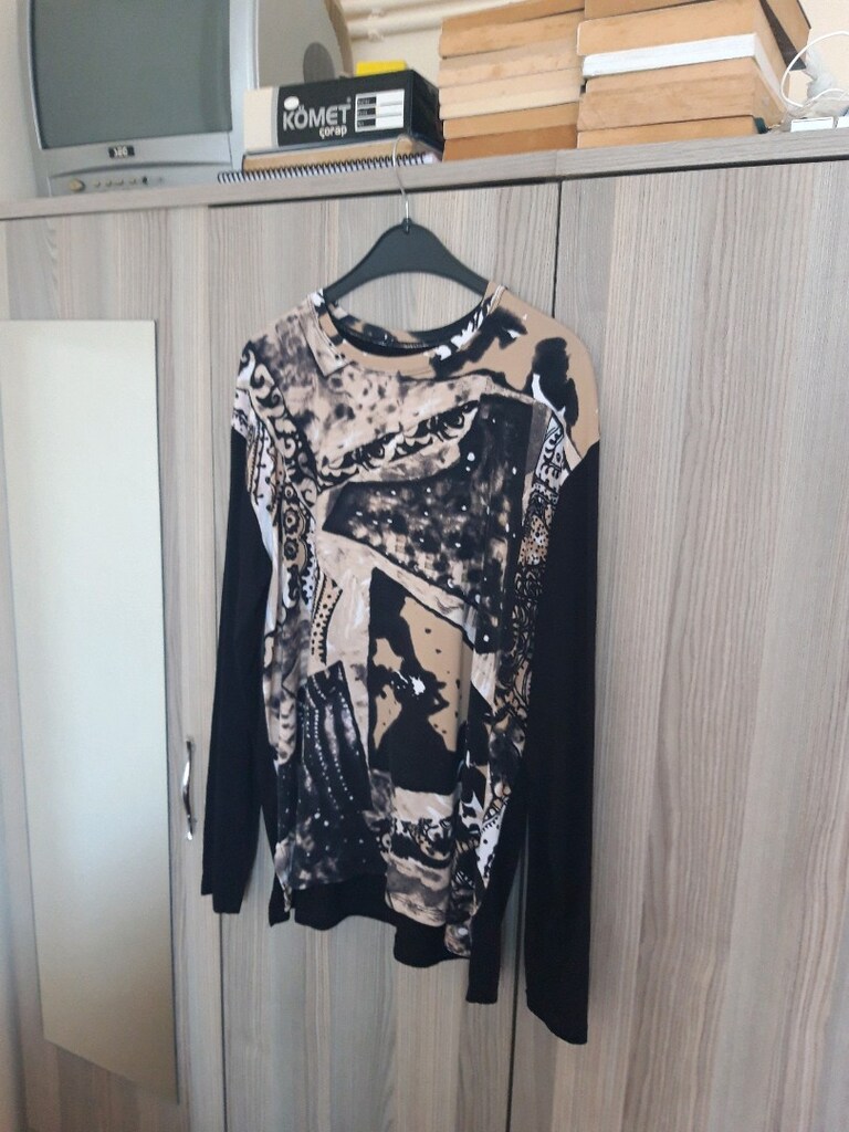 Bluz sweatshirt M beden - 5