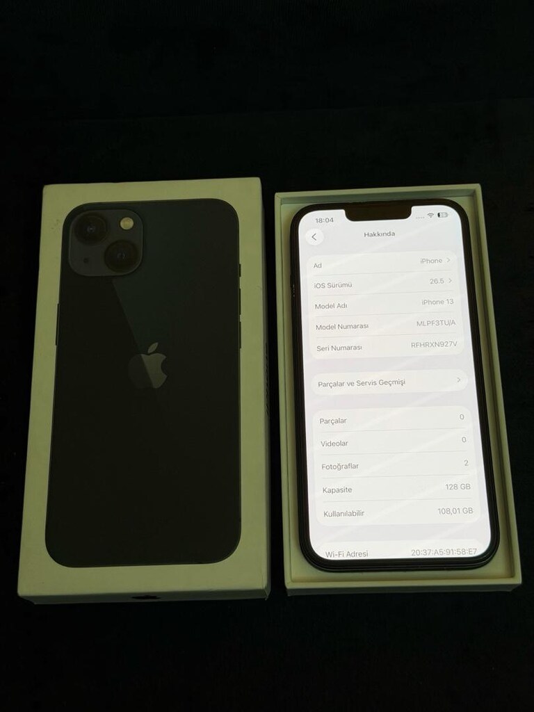 iPhone 13 128 GB Kutulu Temiz Sorunsuz - 3