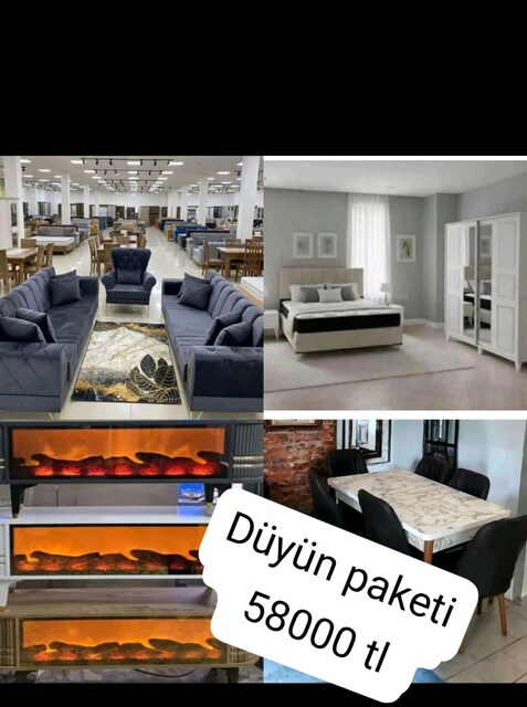 düğün paketi renk ve modelleriyle