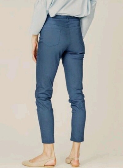 JF LEFON INDİGO MAVİ JEAN KOT PANTOLON 36 S mango Twist koton zara