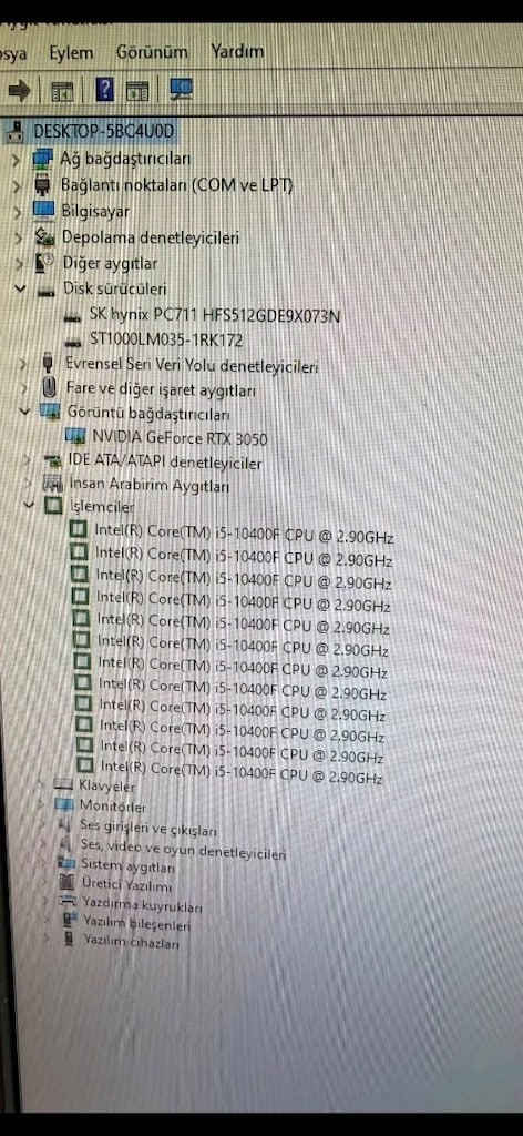 İ5 10.NESİL İŞLEMCİ 16 RAM RTX 3060 EKRAN KARTI BİLGİSAYAR KASASI - 4