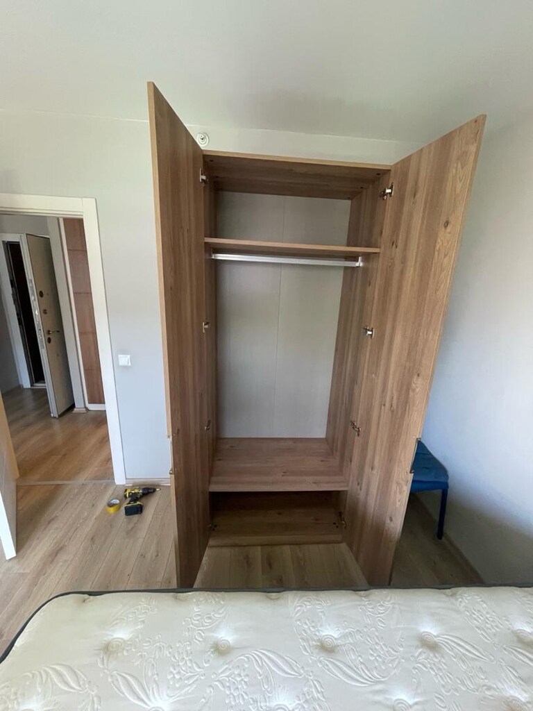 iki kapaklı elbise dolabı 80*220*55cm - 3