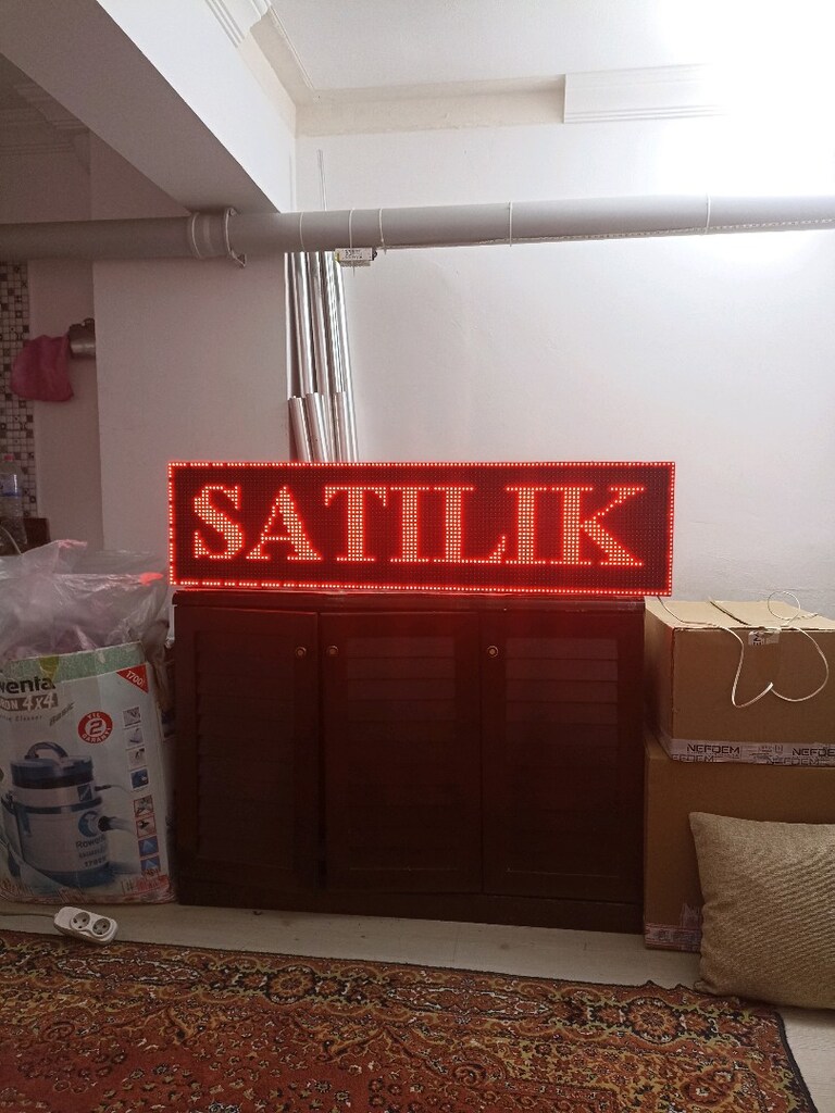 32x128cm led tabela kayan yazı tek yönlü - 6