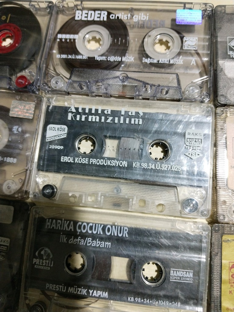 ÇEŞİTLİ SANATÇILARDAN ÇEŞİTLİ TEYP KASETLERİ SAĞLAM KUTULARİ YOK - 5