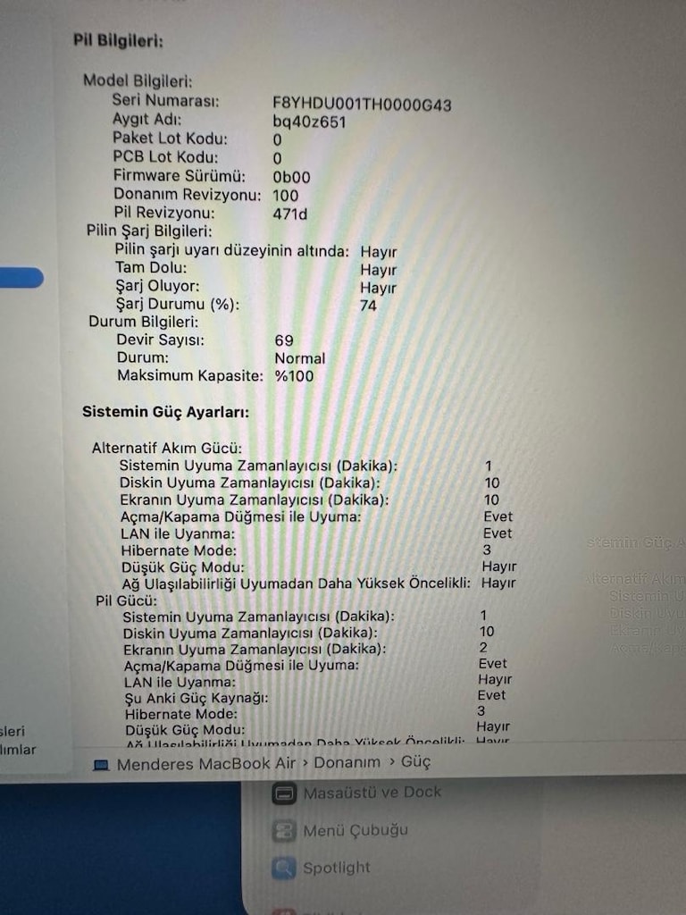 Apple MacBook Air m4 full kutu faturalı garantili - 9