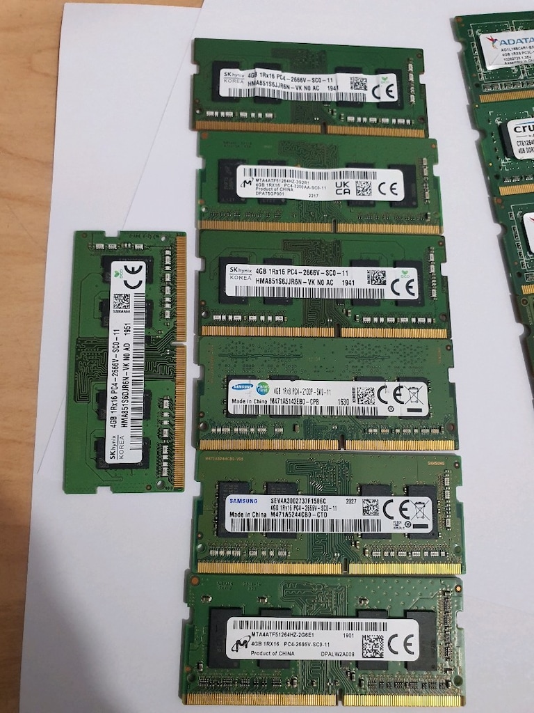 laptop ddr3 ddr4 4 gb ram - 7