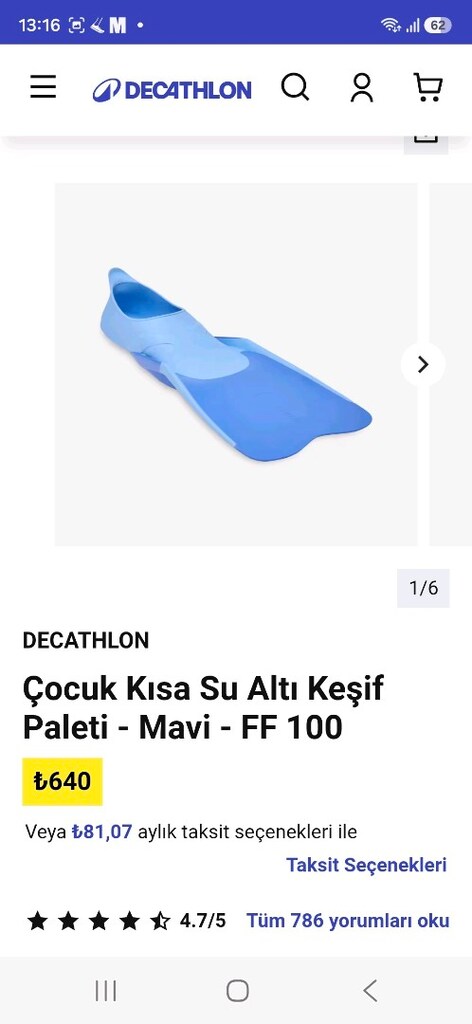 Dalış maskesi (şnorkelli) & Palet - 9
