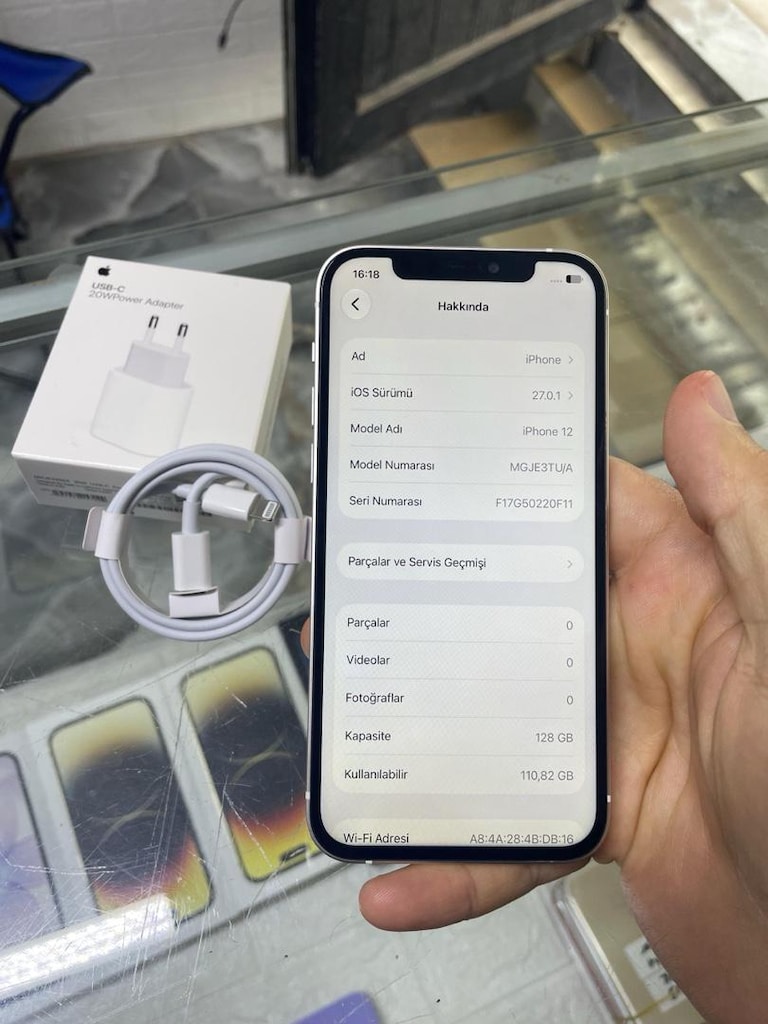 MÜHENDİSCELLDEN YURTİÇİ İPHONE 12 128 GB PİL %100 SORUNSUZ - 3