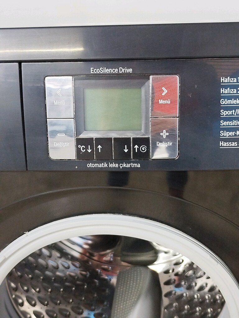 BOSCH 8 KG SİYAH ÇAMAŞIR MAKİNESİ İZMİR İÇİ 3 AY GARANTİMİZ VARDIR - 6