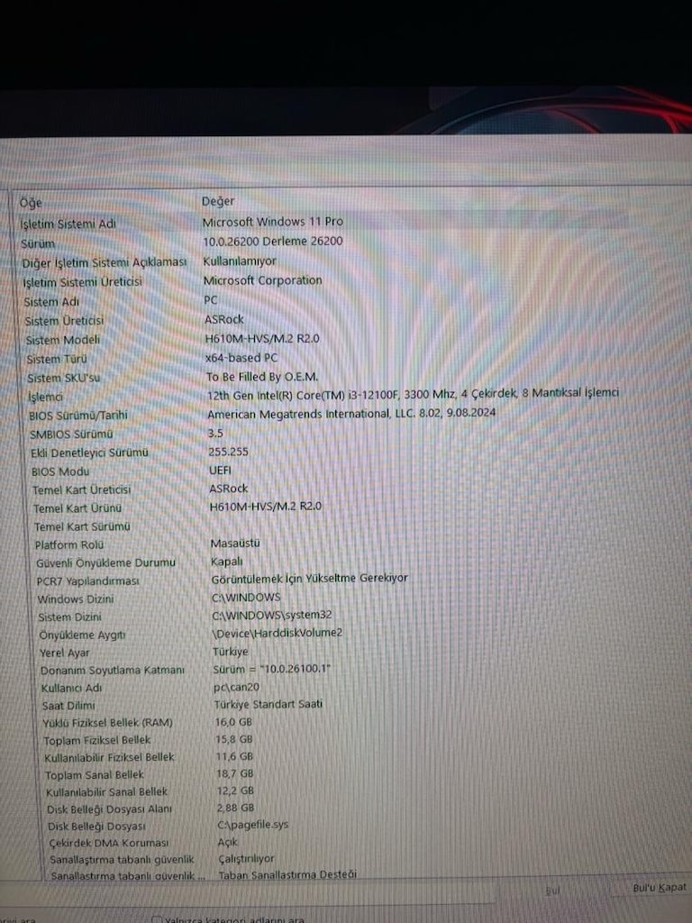 Rx 7600 12100F 180hz pivot 16Gb Ram full set - 5