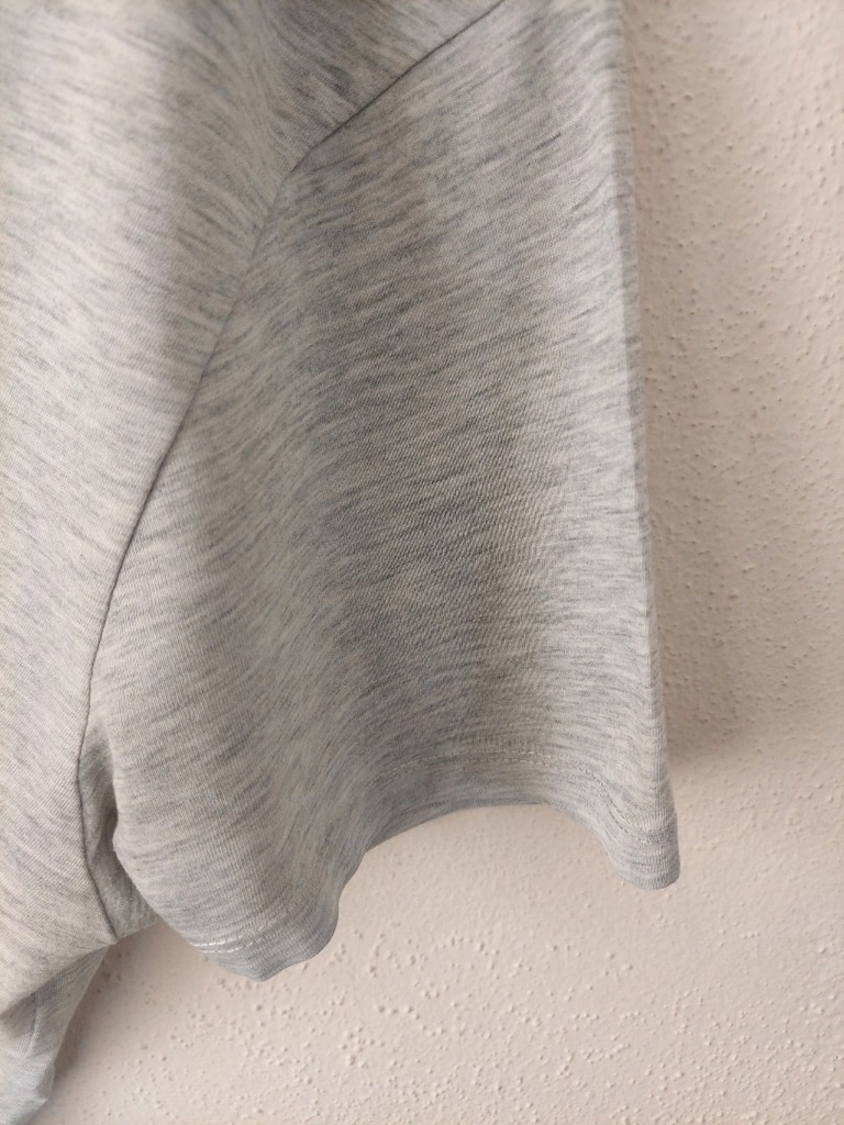 Collezione kadın yazı desen gri tshirt - 4