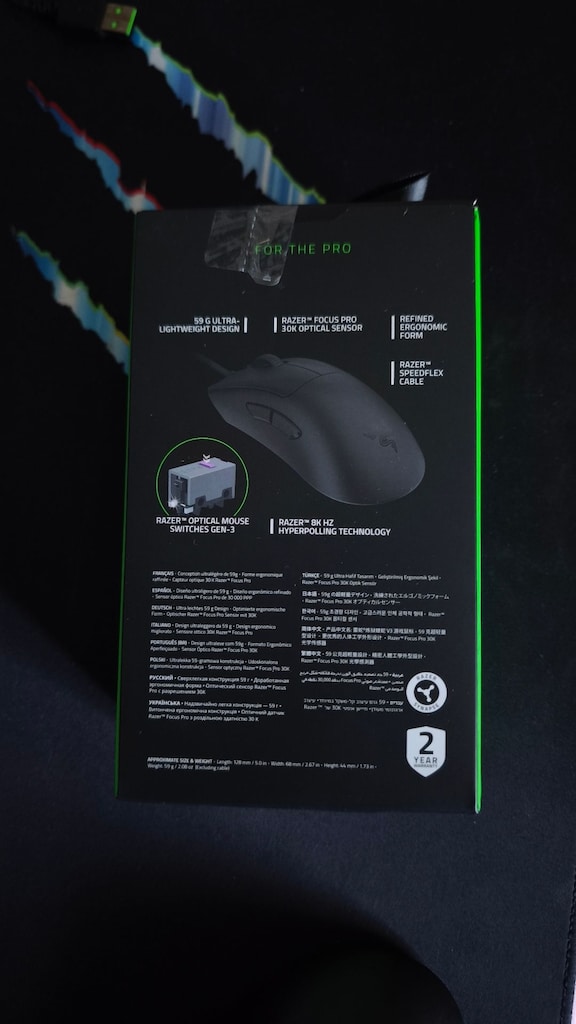 Razer DeathAdder V3 | Sorunsuz / Kutu ve Garanti Mevcut - 6