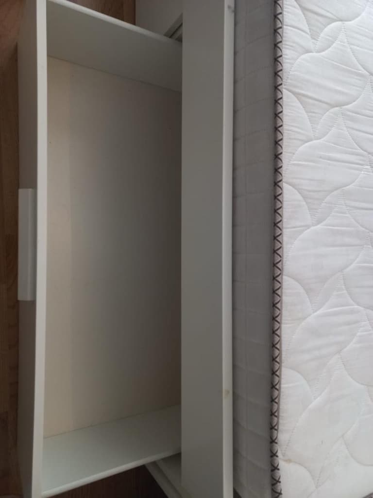 ikea brimnes karyola ve yatak - 5