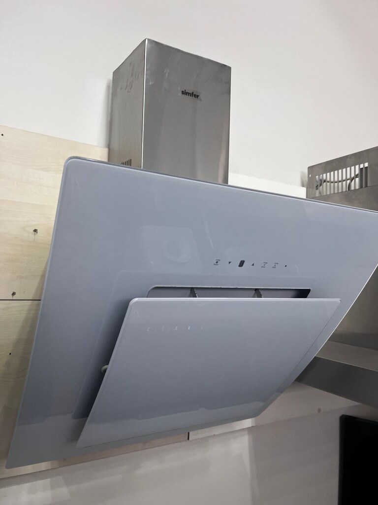 SİMFER BEYAZ CAM DAVLUMBAZ 60CM - 2