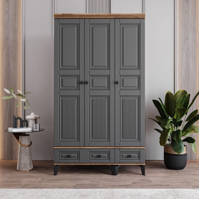 TERRA 3 KAPAKLI %100 MDF GARDROP