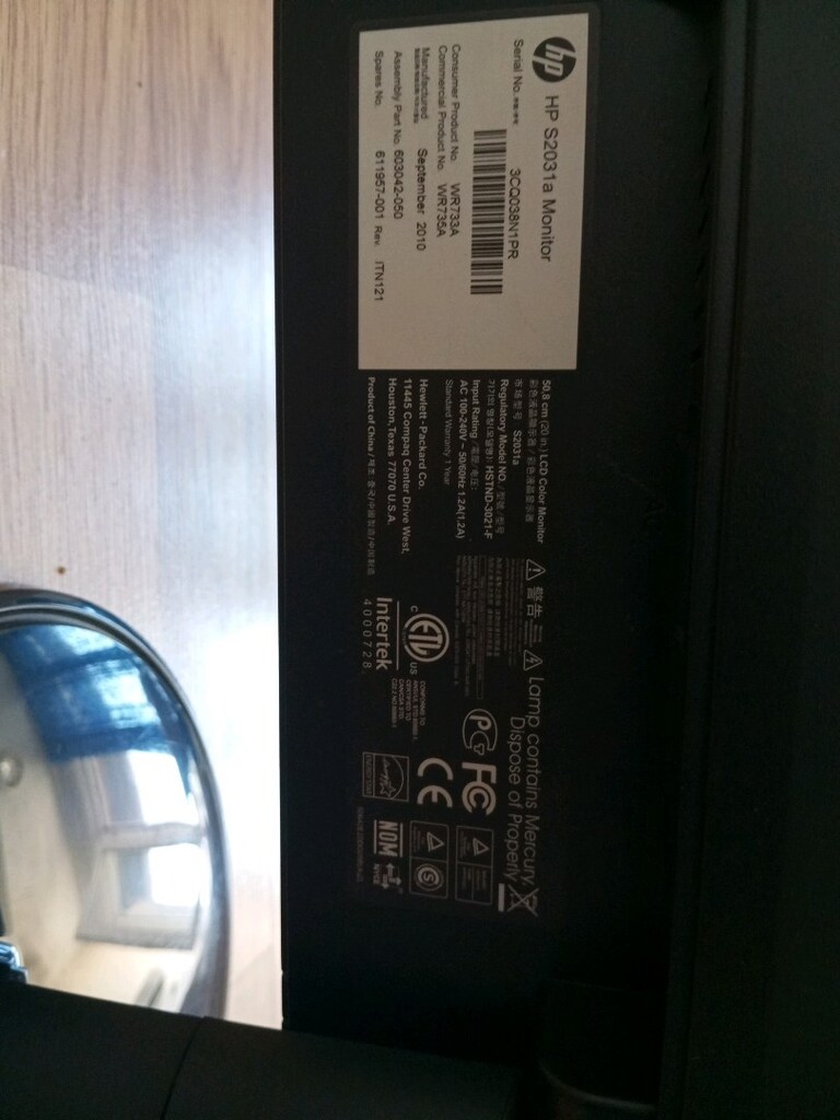 Hp 20.inc LCD vga monitör - 3