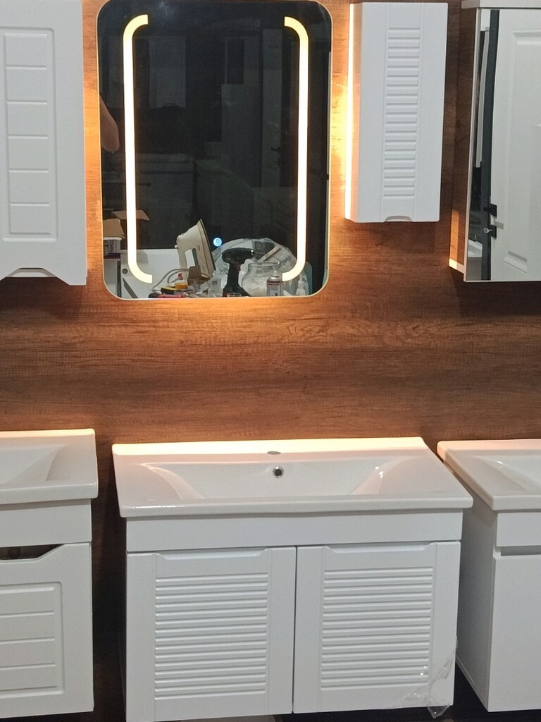 LETLI AYNALI BANYO DOLABI SETİ - 3