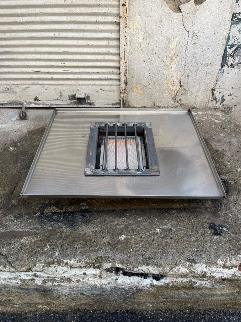 Profosyonel Kestane Mangalı, Radyanlı Izgara Mangalı - 3