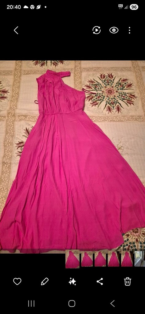 IPEKYOL FUSYA PEMBE ELBISE - 3