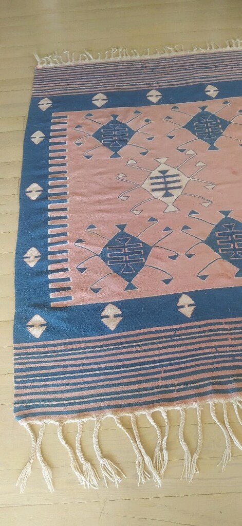 el dokuma yün kilim - 3