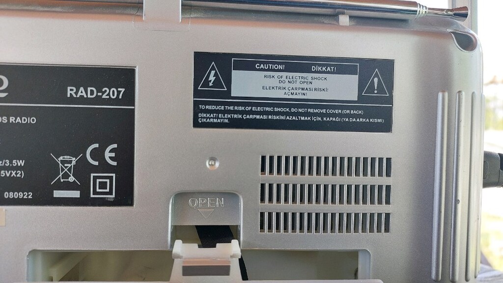 EV BAĞ BAHÇE RADYOSU TESCO RAD-207 MW-FM-LW BAND - 2
