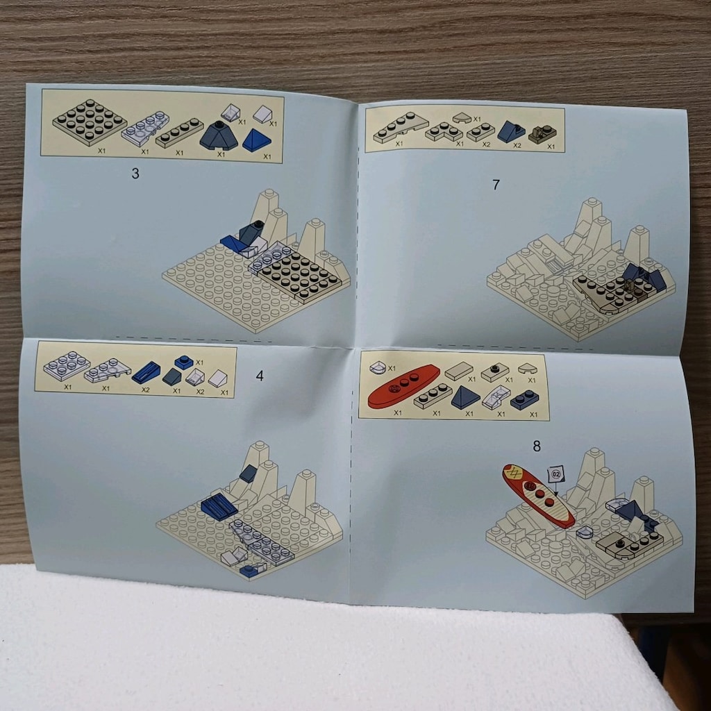 Lego Uyumlu Sörf Adayı & Yunus Temalı Yapı Seti (101 Parça - Eksiksiz - 3