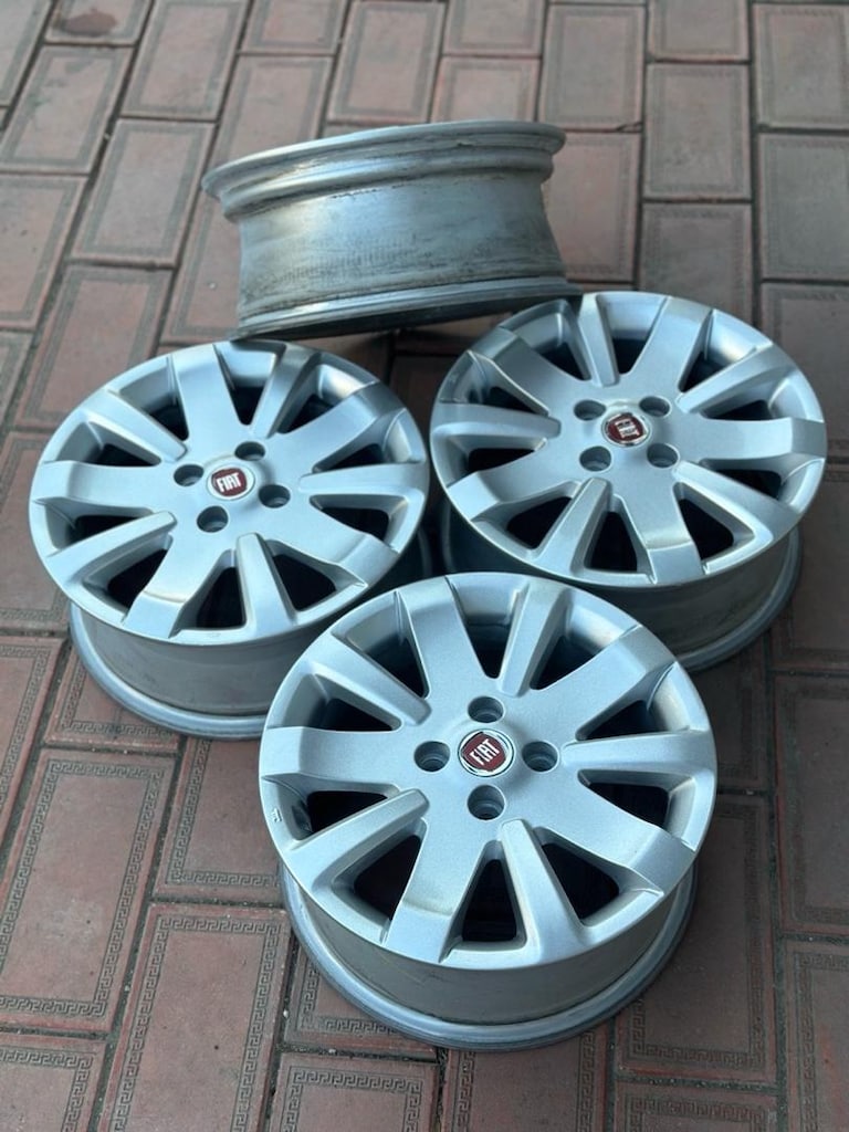 15 inç 4x98 orjinal fiorino jant takımı hatasız - 4