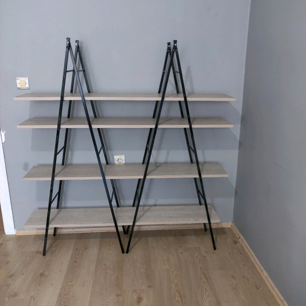 cadir kitaplik köşe takımı masa 2 sandalye - 7