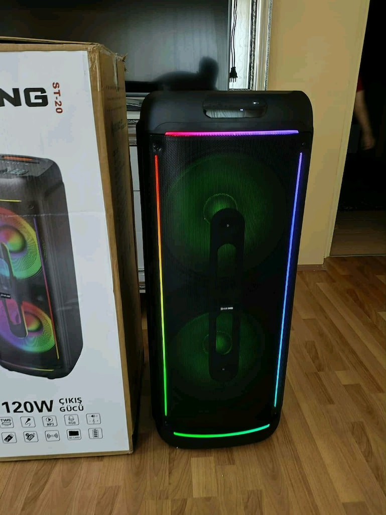 Hiking ST-20 120W Profesyonel RGB Bluetooth Hoparlör (TAKAS OLUR) - 4