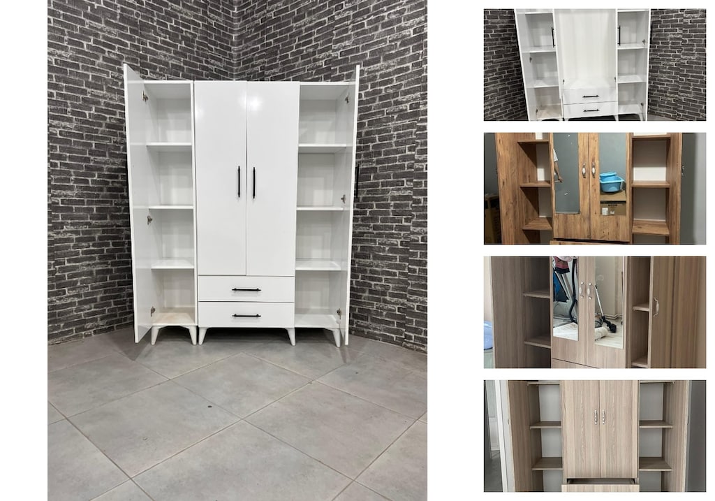4 kapaklı elbise dolabı jxdymxkefi - 3