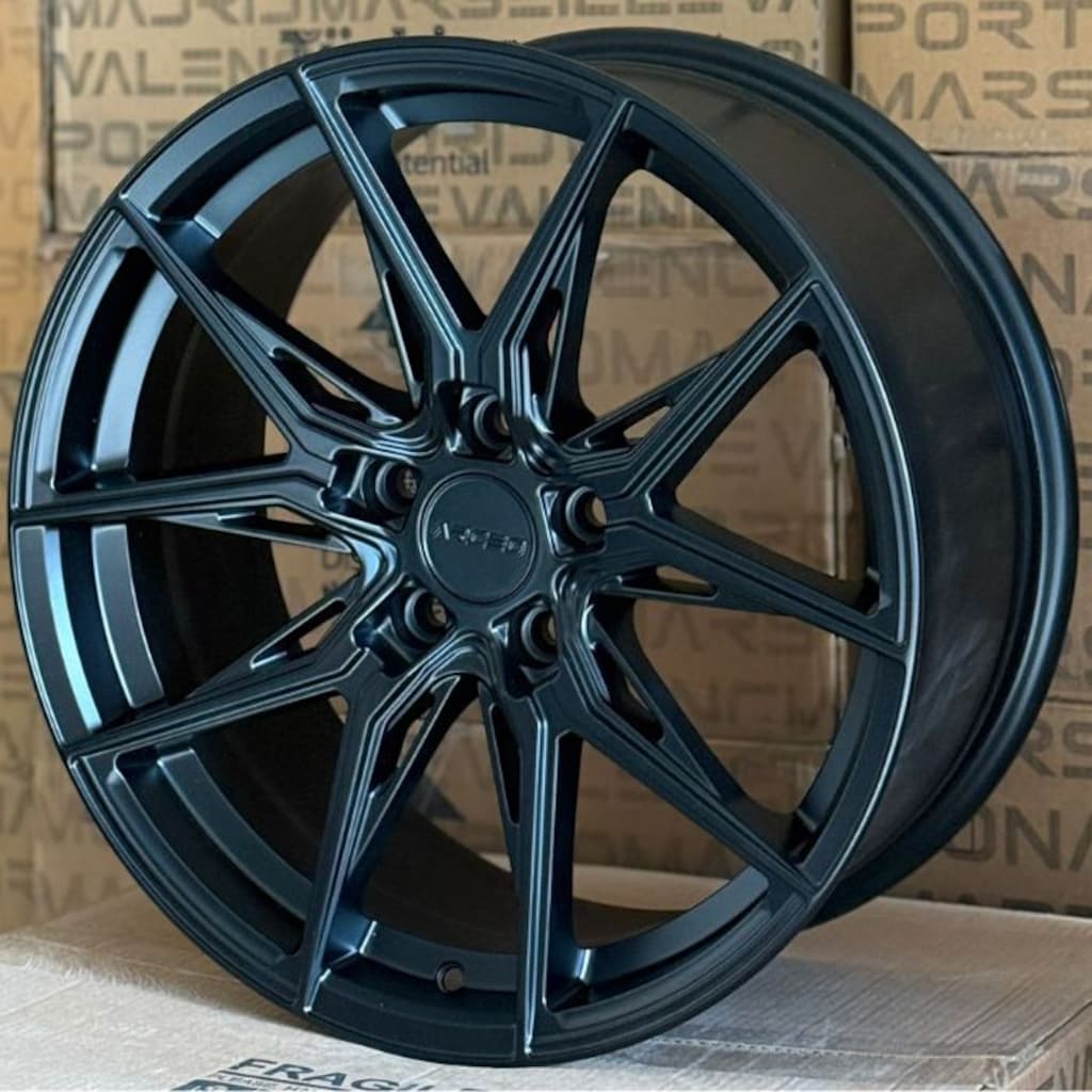 5*112*18*8.0 ET35 CH73.1 MATT BLACK ARCEO MARSEİLLE JANT - 3