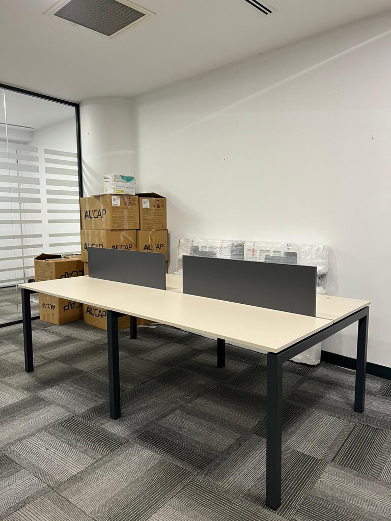 PANELLİ ÇALIŞMA MASASI / ÇOKLU PERSONEL MASASI / ARAL OFİS - 6