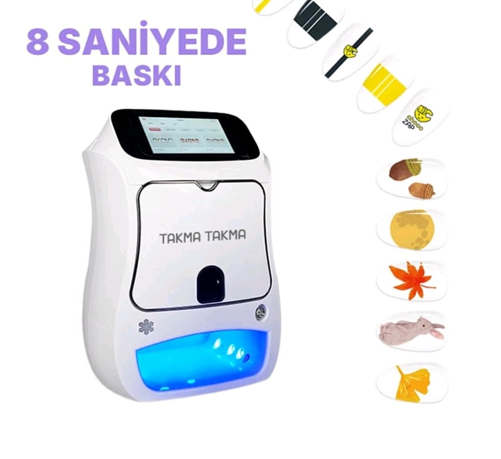 Tırnak Oje Boyama Printer Yazıcı Renkli Şekil Verici Yapay zekalı UV - 5