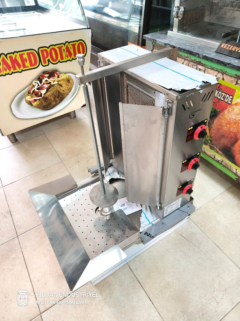 alttan motorlu döner ocağı tüplü döner ocağı motorlu döner makinası - 8