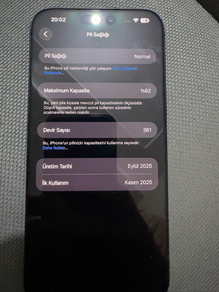 TERTEMİZ İPHONE 17 PRO MAX 512 GB - 10