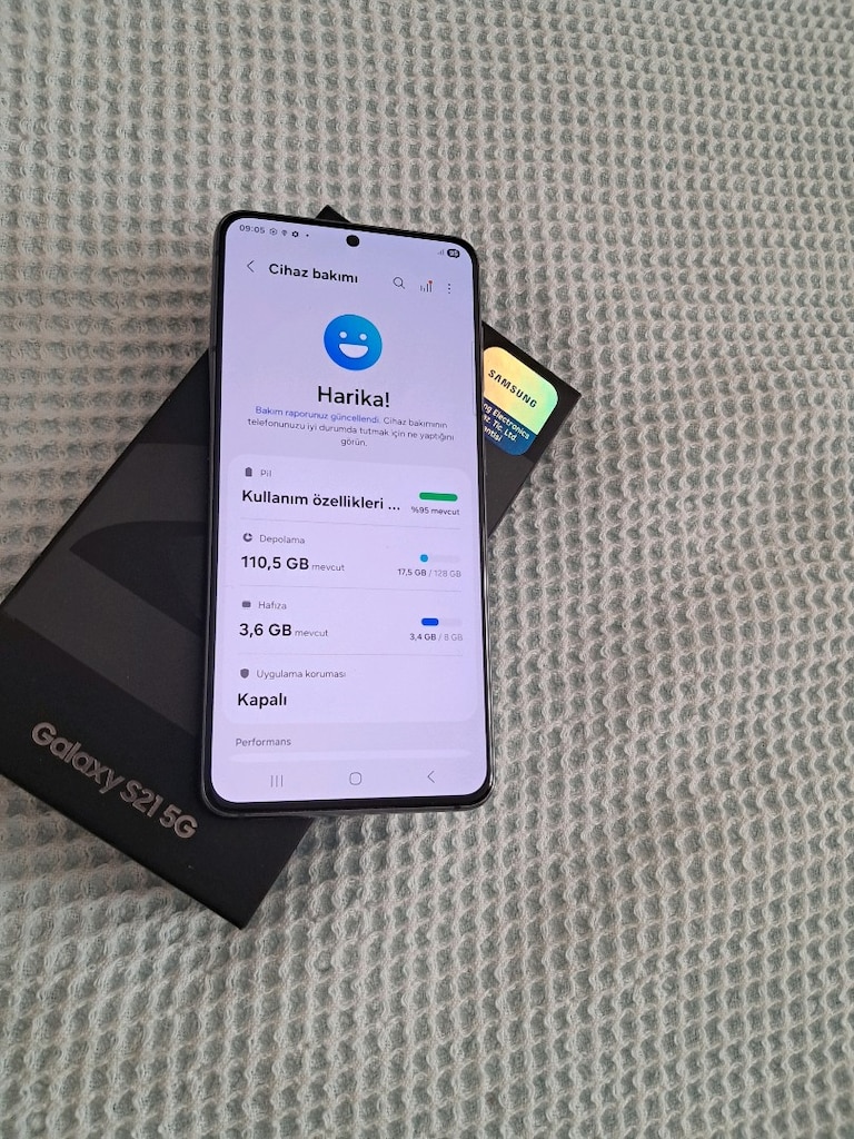 SIFIRDAN FARKSIZ YURTİÇİ 128GB 8RAM ORJİNAL SAMSUNG S21 5G - 4