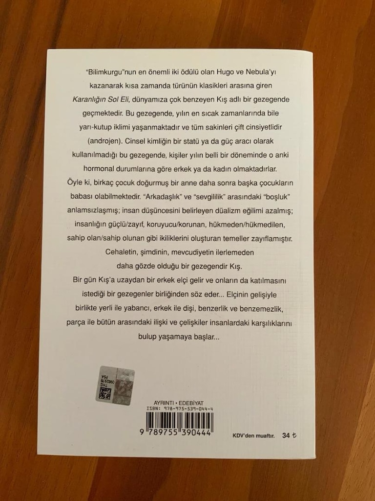 Karanlığın Sol Eli - Ursula K. Le Guin - 2