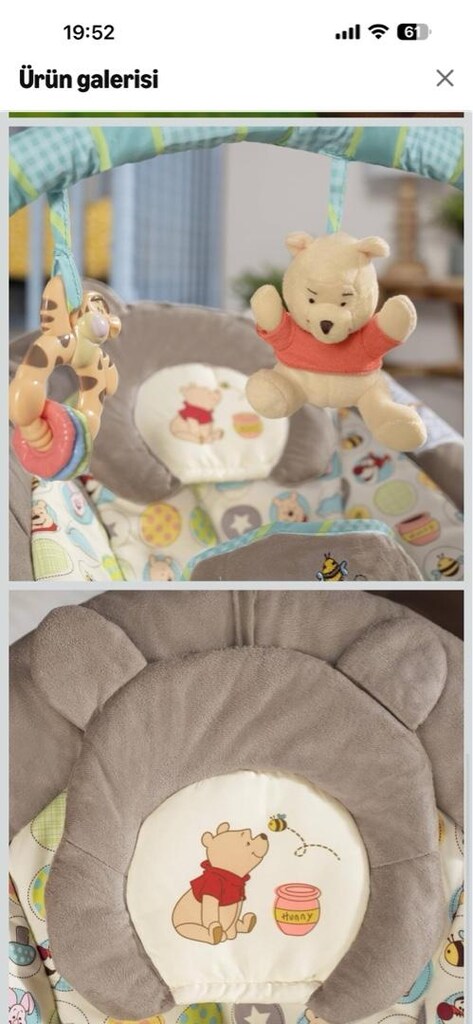 Bright Starts Winnie the Pooh Dots & Hunny Pots Sallanan Bebek Koltuğu - 2