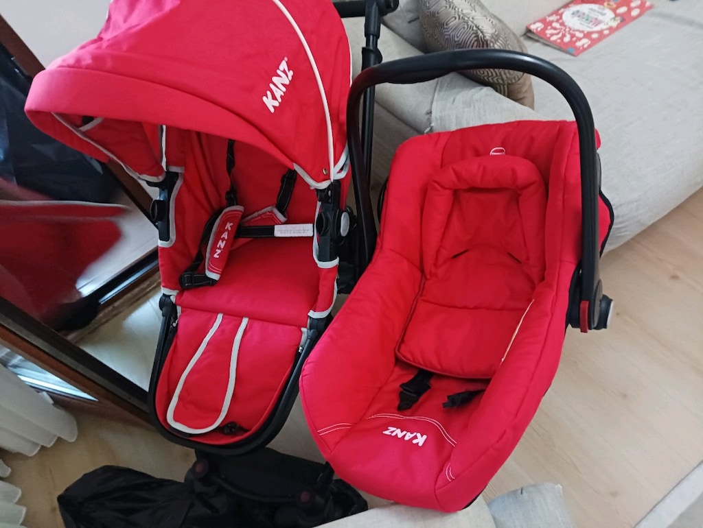kanz marka bebek arabası çok temiz kullanılmış pusetiyle beraber - 3