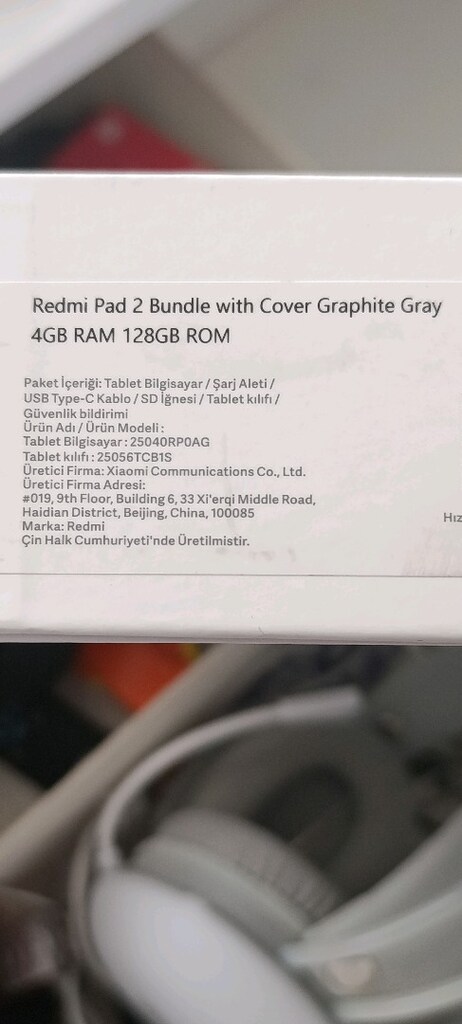 Xiaomi Red mi Pad2 4gb/128 Gb - 2