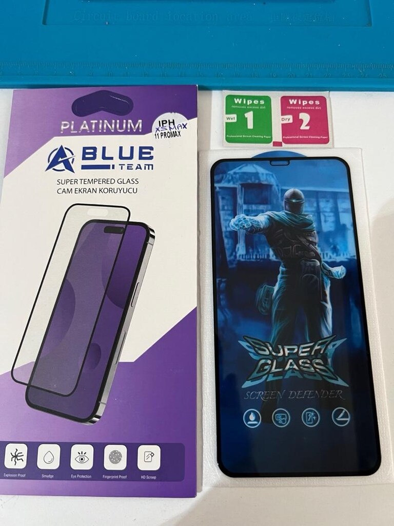 iPhone 11 Pro Max Ekran Koruyucu Temper Cam