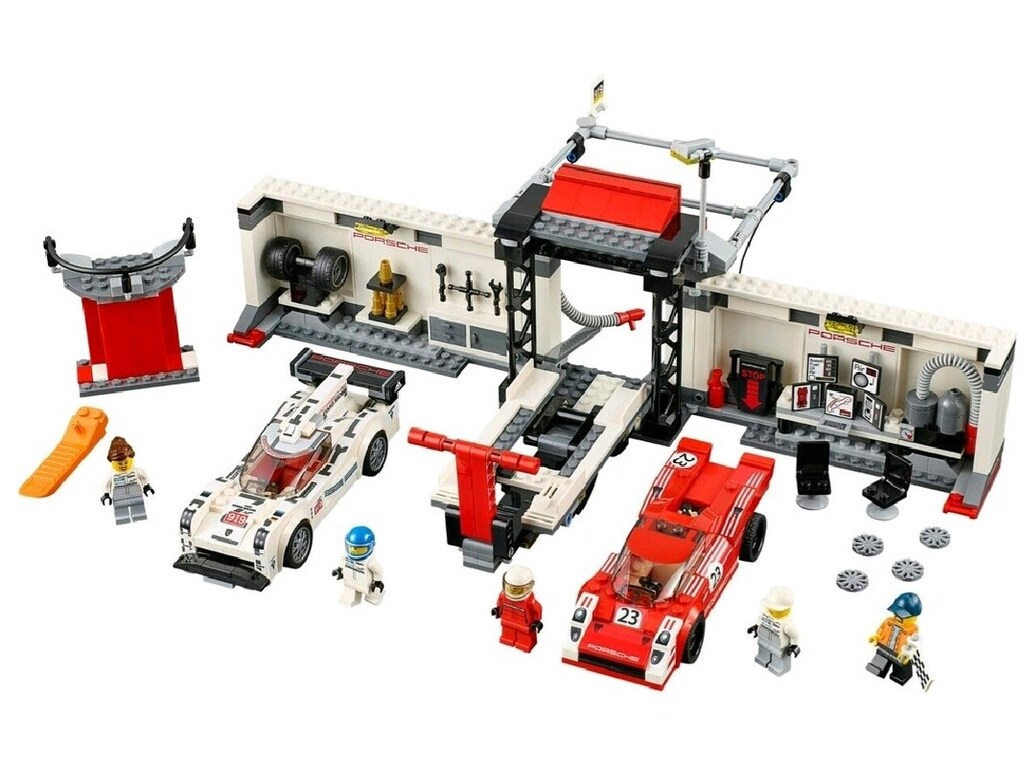 LEGO Speed - Porsche 919 Hybrid and 917K Pit Lane 75876 - 5